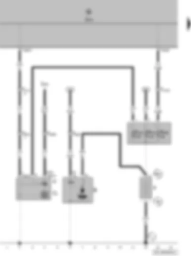 Wiring Diagram  VW FOX 2007 - Battery - starter - alternator - voltage regulator - onboard supply control unit