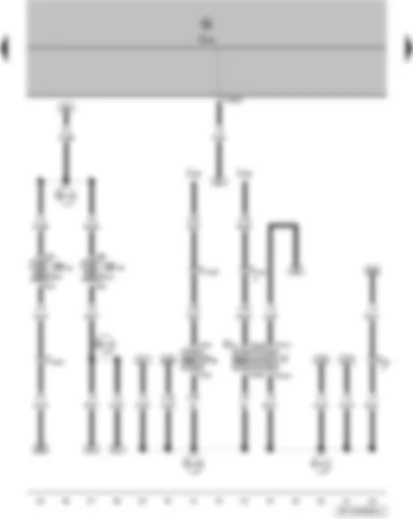 Wiring Diagram  VW FOX 2006 - Brake light switch - clutch pedal switch - brake pedal switch - onboard supply control unit