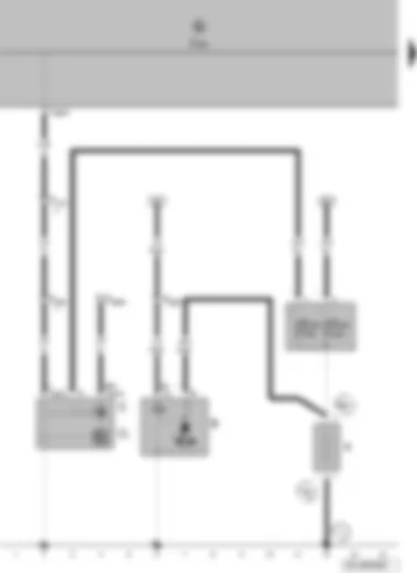 Wiring Diagram  VW FOX 2006 - Battery - starter - alternator - voltage regulator - onboard supply control unit