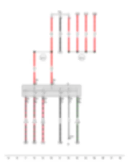 Wiring Diagram  VW FOX 2013 - Ignition/starter switch - Terminal 30 wiring junction