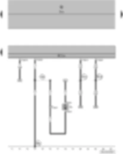 Wiring Diagram  VW FOX 2006 - Air conditioning system control unit - onboard supply control unit - fresh air blower