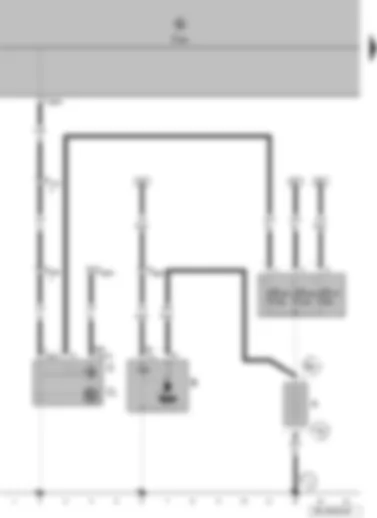 Wiring Diagram  VW FOX 2006 - Battery - starter - alternator - voltage regulator - onboard supply control unit