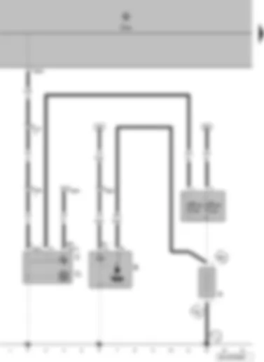 Wiring Diagram  VW FOX 2006 - Battery - starter - alternator - voltage regulator - onboard supply control unit
