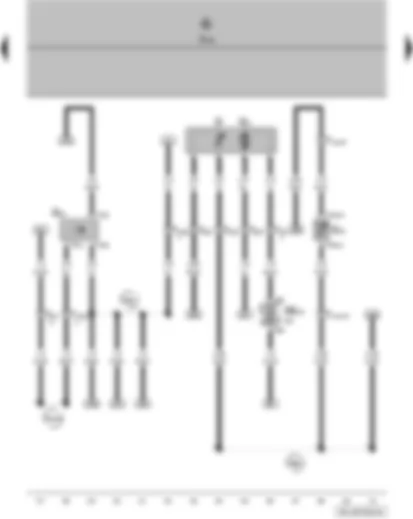 Wiring Diagram  VW FOX 2015 - Fuel gauge sender - fuel system pressurisation pump - speedometer sender - coolant shortage indicator sender - onboard supply control unit
