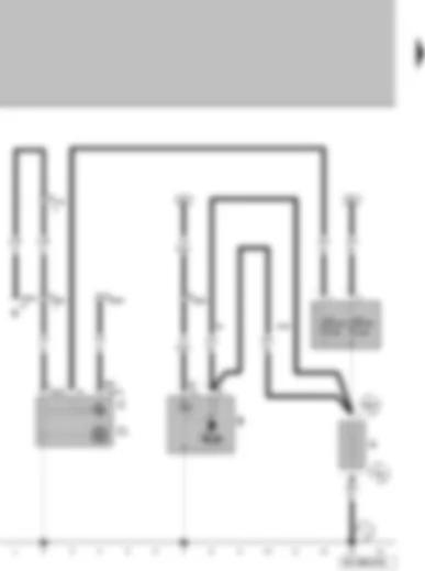 Wiring Diagram  VW FOX 2009 - Battery - starter - alternator - voltage regulator
