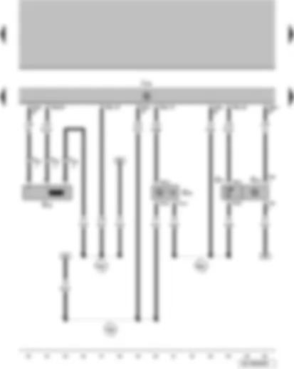 Wiring Diagram  VW FOX 2009 - Engine speed sender - Hall sender - intake air temperature sender - intake manifold pressure sender - engine control unit