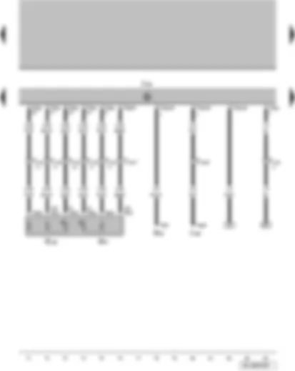 Wiring Diagram  VW FOX 2009 - Accelerator position sender - accelerator position sender 2 - engine control unit