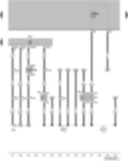 Wiring Diagram  VW FOX 2008 - Brake light switch - clutch pedal switch - brake pedal switch - engine control unit - activated charcoal filter system solenoid valve 1