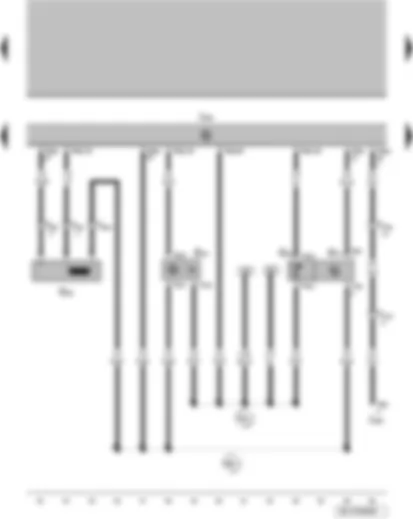 Wiring Diagram  VW FOX 2015 - Engine speed sender - Hall sender - intake air temperature sender - intake manifold pressure sender - engine control unit