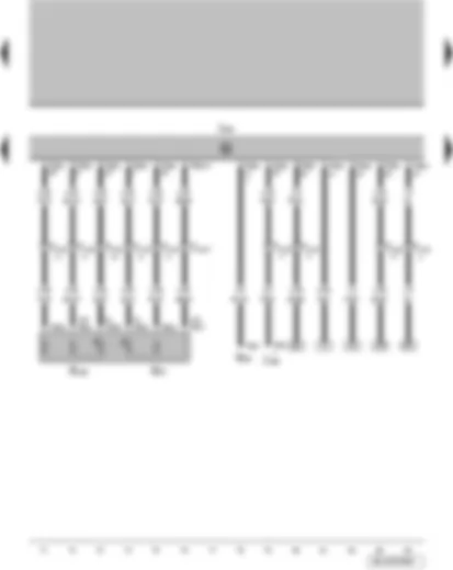 Wiring Diagram  VW FOX 2015 - Accelerator position sender - accelerator position sender 2 - engine control unit