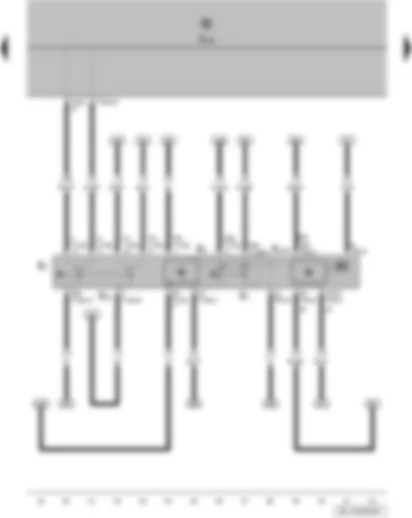 Wiring Diagram  VW FOX 2016 - Light switch - turn signal switch - headlight dipper/flasher switch - parking light switch - headlight range control regulator