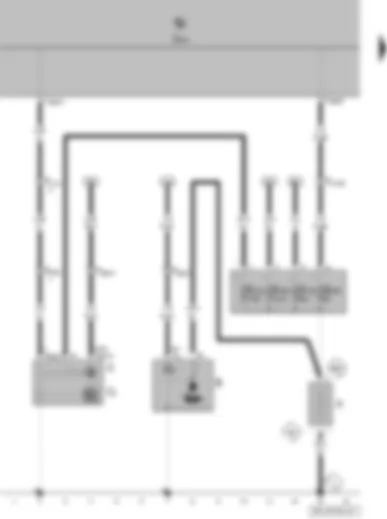 Wiring Diagram  VW FOX 2010 - Battery - starter - alternator - voltage regulator - onboard supply control unit