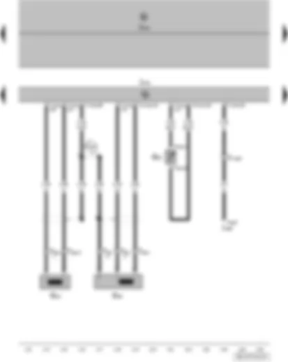 Wiring Diagram  VW FOX 2015 - Engine speed sender - coolant temperature display sender - needle lift sender - onboard supply control unit - engine control unit