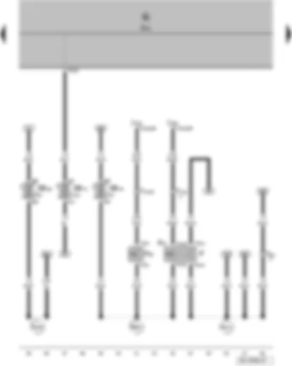 Wiring Diagram  VW FOX 2013 - Brake light switch - clutch pedal switch - brake pedal switch - onboard supply control unit