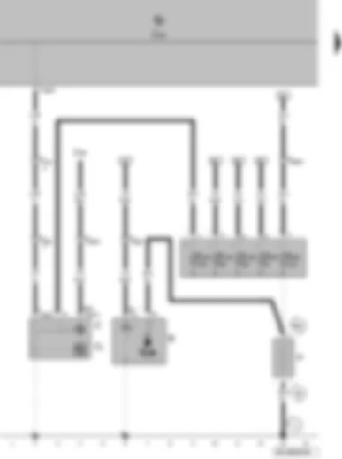 Wiring Diagram  VW FOX 2017 - Battery - starter - alternator - voltage regulator - onboard supply control unit
