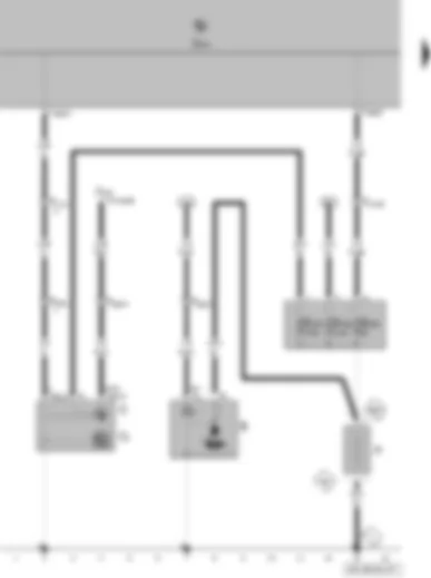 Wiring Diagram  VW FOX 2009 - Battery - starter - alternator - voltage regulator - onboard supply control unit