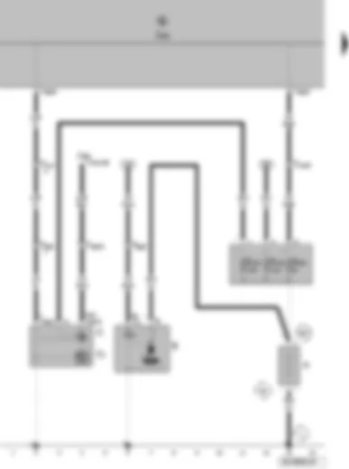 Wiring Diagram  VW FOX 2012 - Battery - starter - alternator - voltage regulator - onboard supply control unit