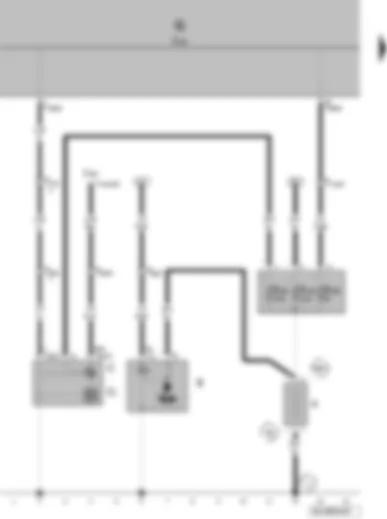 Wiring Diagram  VW FOX 2017 - Battery - starter - alternator - voltage regulator - onboard supply control unit
