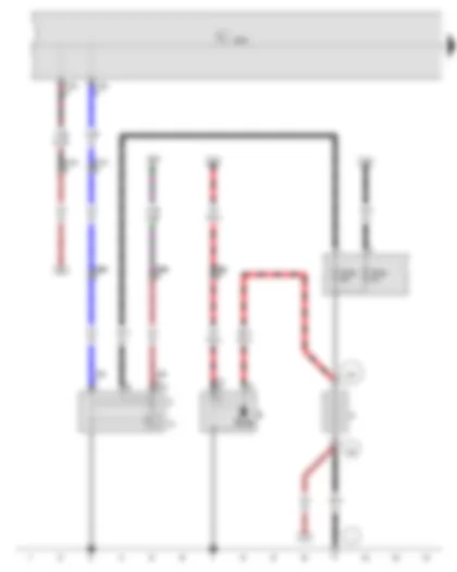 Wiring Diagram  VW FOX 2011 - Battery - Starter - Alternator - Voltage regulator - Onboard supply control unit
