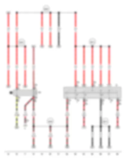 Wiring Diagram  VW FOX 2010 - Ignition/starter switch - X-contact relief relay