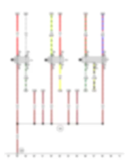 Wiring Diagram  VW FOX 2010 - Fog light relay - Headlight main beam relay - Dipped beam relay