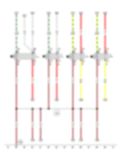 Wiring Diagram  VW FOX 2012 - Headlight main beam relay - Dipped beam relay