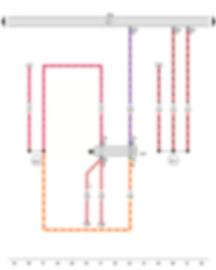 Wiring Diagram  VW FOX 2013 - Fresh air blower and radiator fan relay - Engine control unit