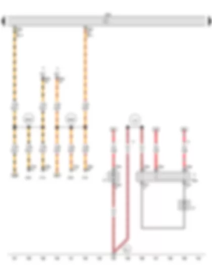 Wiring Diagram  VW FOX 2013 - Engine control unit - Radiator fan series resistor - Radiator fan