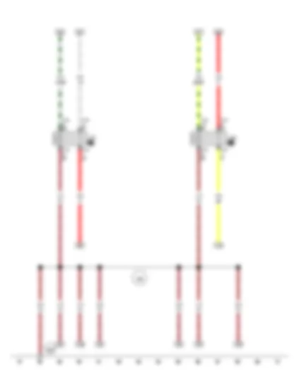 Wiring Diagram  VW FOX 2013 - Headlight main beam relay - Dipped beam relay