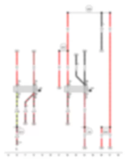 Wiring Diagram  VW FOX 2015 - X-contact relief relay - Terminal 15 relief relay