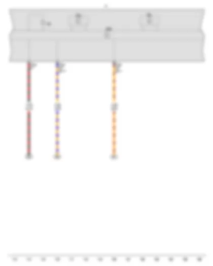 Wiring Diagram  VW FOX 2016 - Rev. counter - Speedometer - Control unit in dash panel insert - Dash panel insert - Alternator warning lamp
