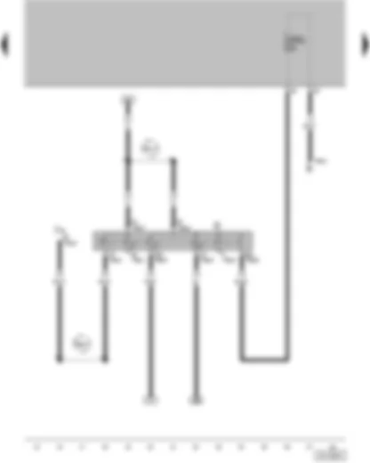 Wiring Diagram  VW FOX 2012 - Ignition/starter switch