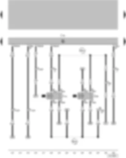 Wiring Diagram  VW FOX 2006 - Radiator fan 2nd speed relay - Radiator fan 2nd speed relay - 4BV (injection system) control unit