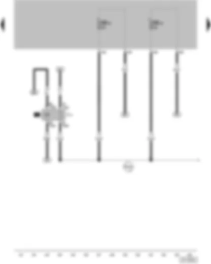 Wiring Diagram  VW FOX 2009 - Fuel pump relay