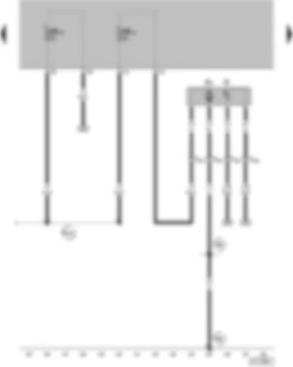 Wiring Diagram  VW FOX 2012 - Fuel gauge sender - Fuel pump (pre-supply pump)