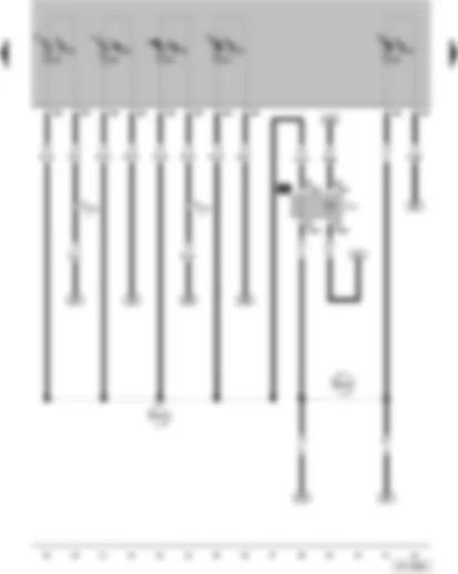 Wiring Diagram  VW FOX 2012 - Fuel pump relay