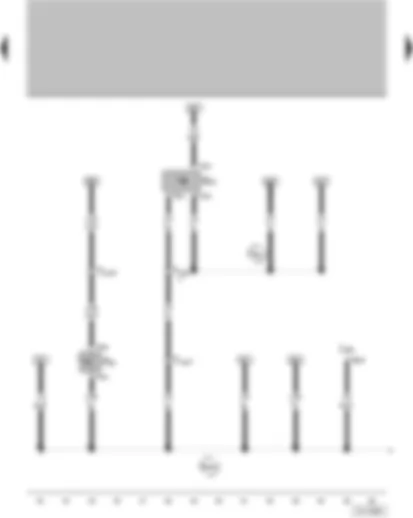 Wiring Diagram  VW FOX 2012 - Clutch pedal switch - Speedometer sender (hall sender on gearbox)