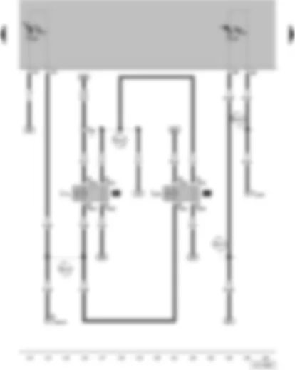 Wiring Diagram  VW FOX 2007 - Radiator fan 2nd speed relay - Fresh air blower and radiator fan relay