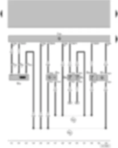 Wiring Diagram  VW FOX 2015 - Coolant temperature sender - Engine speed sender - Hall sender - Intake air temperature sender - Coolant temperature sender - Intake manifold pressure sender