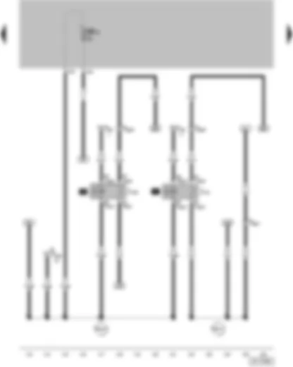 Wiring Diagram  VW FOX 2008 - Radiator fan 2nd speed relay - fresh air blower and radiator fan relay