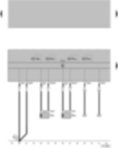 Wiring Diagram  VW FOX 2004 - Front right speed sensor - front left speed sensor - ABS control unit with EDL - front right/ left ABS inlet valve - front right/ left ABS outlet valve