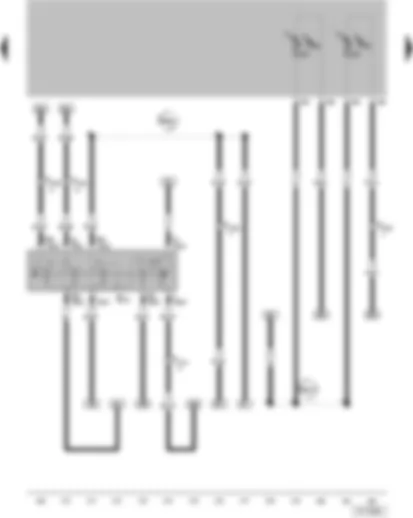Wiring Diagram  VW FOX 2006 - Intermittent wiper switch