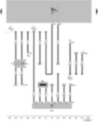 Wiring Diagram  VW FOX 2009 - Immobilizer reader coil - brake light switch - brake pedal switch - immobilizer control unit