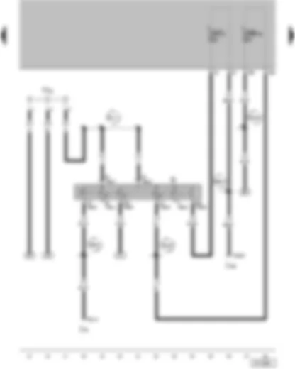 Wiring Diagram  VW FOX 2006 - Ignition/starter switch - terminal 30a wiring junction