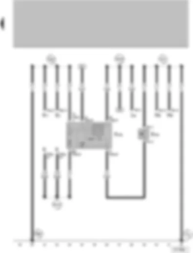 Wiring Diagram  VW FOX 2008 - Cruise control system switch - spare wheel release warning light