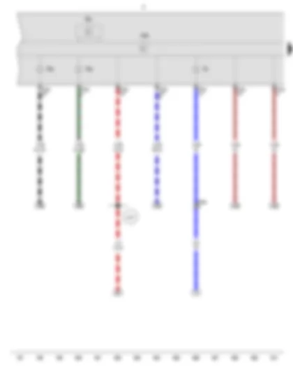 Wiring Diagram  VW GOL 2008 - Speedometer - Control unit in dash panel insert - Dash panel insert - Alternator warning lamp - Left turn signal warning lamp - Right turn signal warning lamp