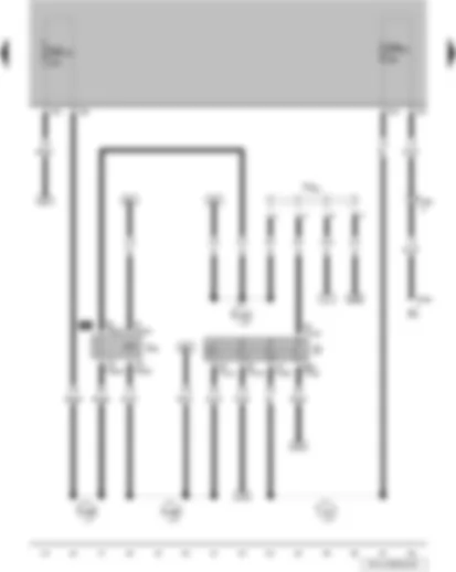 Wiring Diagram  VW GOL 2009 - Ignition/starter switch - X-contact relief relay - terminal 30 wiring junction