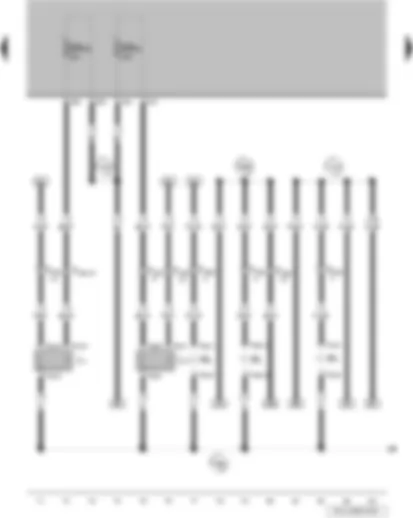 Wiring Diagram  VW GOL 2009 - Left headlight twin filament bulb/left sealed beam insert - right headlight twin filament bulb/right sealed beam insert - left side light bulb - front left turn signal bulb - front right turn signal bulb