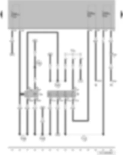 Wiring Diagram  VW GOL 2005 - Ignition/starter switch - X-contact relief relay - terminal 30 wiring junction