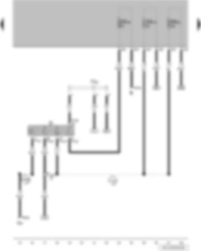 Wiring Diagram  VW GOL 2005 - Ignition/starter switch - terminal 30 wiring junction